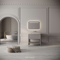 Kensington Vanity Unit & Stone Basin 800mm Sabbia Grigio Oak